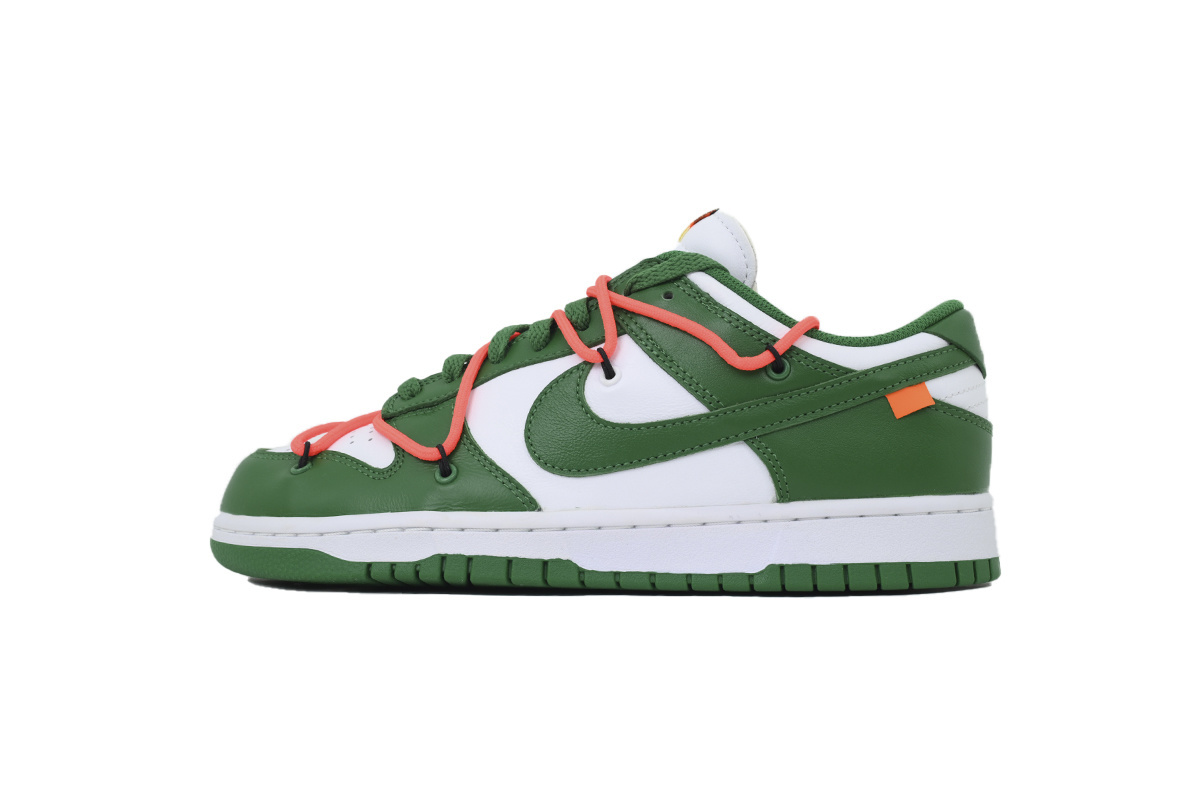Top Version Off-White x Nike Dunk Low Pine Green CT0856-100