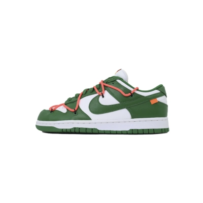 Top Version Off-White x Nike Dunk Low Pine Green CT0856-100 01