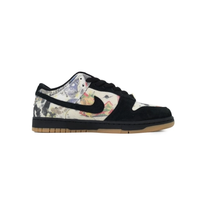 Top Version Supreme × Nike Dunk Low Rammellzee FD8778-001 02