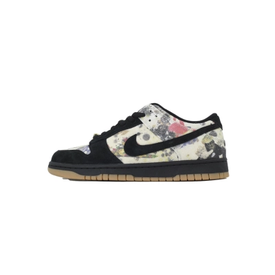 Top Version Supreme × Nike Dunk Low Rammellzee FD8778-001 01