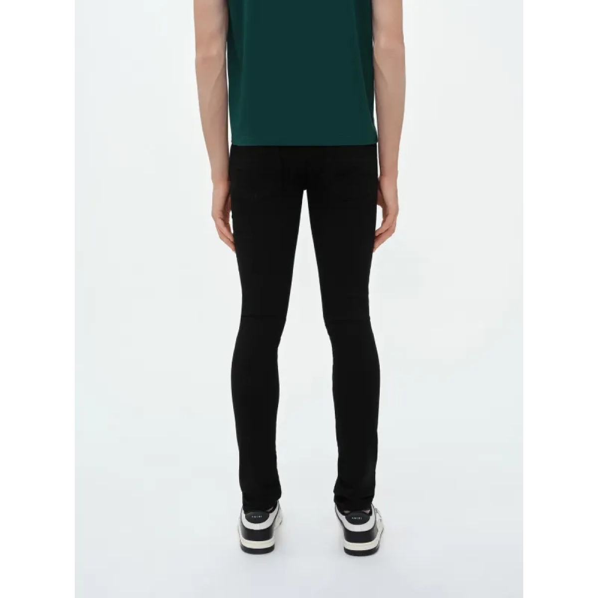 CHROME HEARTS Hoodie 8136 + Amiri Black MX1 Jeans Black