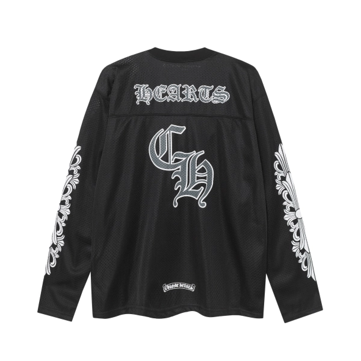 Chrome Hearts Love You Mesh Warm Up Jersey #9998 Black + Purple Brand Jeans #108