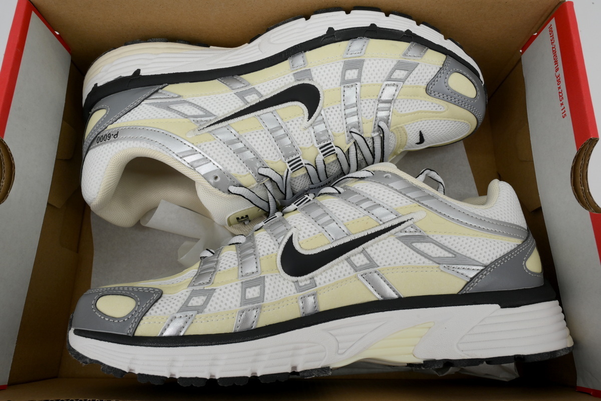 Nike P-6000 Coconut Milk Metallic Silver FV6603-100