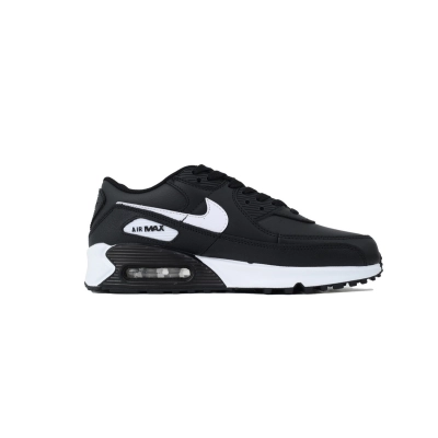Nike Air Max 90 Leather GS Black White CD6864-029 02
