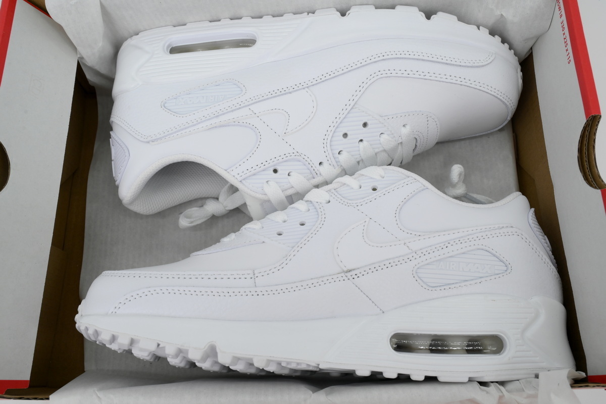 Nike Air Max 90 LTR Triple White CZ5594-100