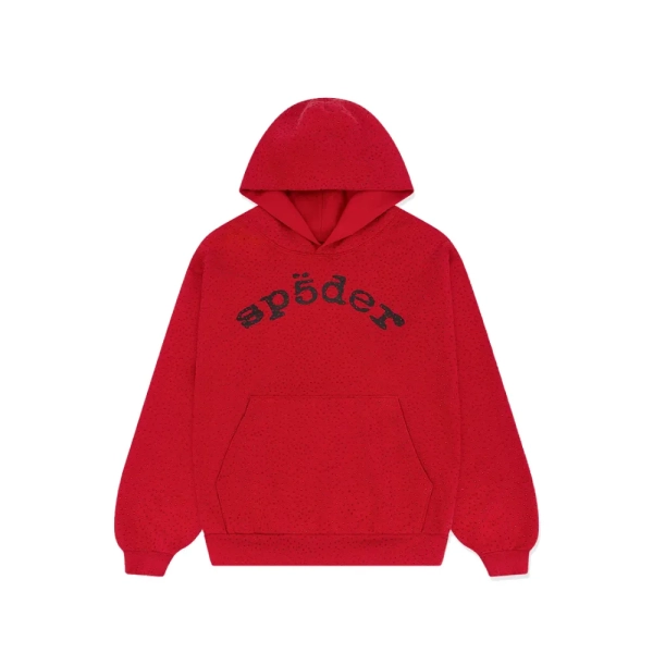 Sp5der VVS Hoodie Red + + Purple Brand Fashion Men Jeans YZ072413