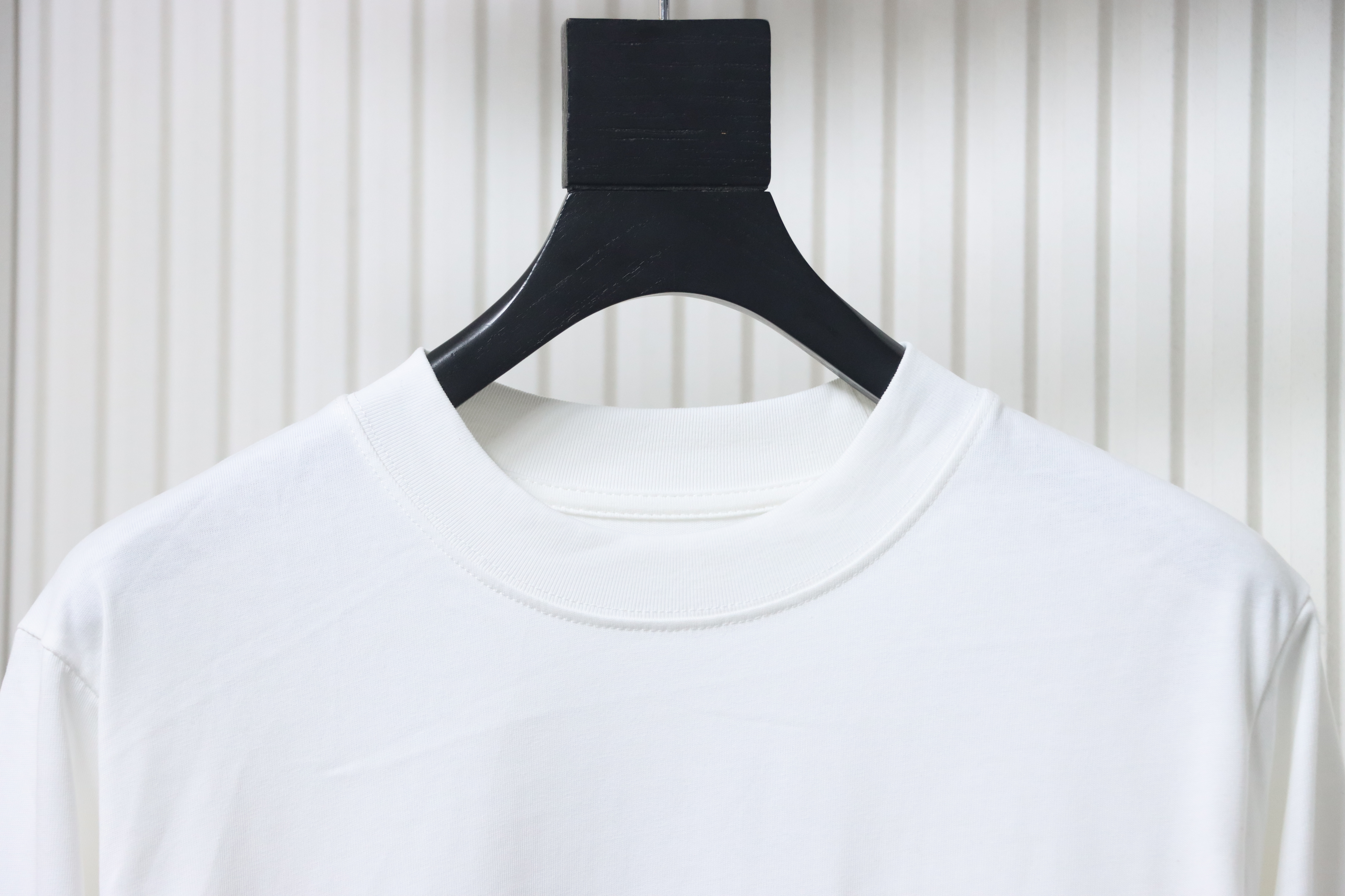  Chrome Hearts CH 25ss Damaged Horseshoe Neck Round Long Sleeve White