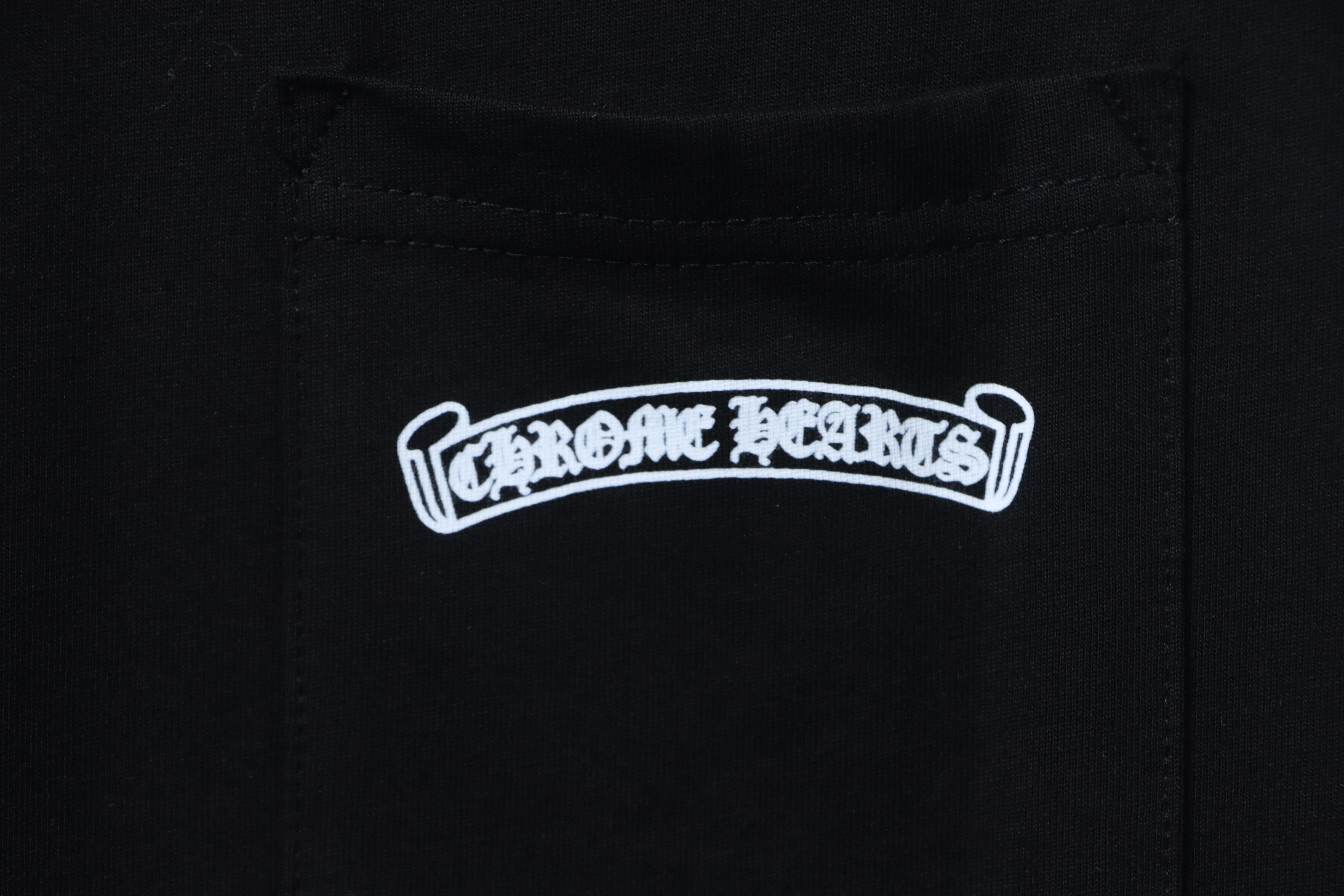 Chrome Hearts 2025 FW Scroll Print Long-Sleeve T-Shirt Black