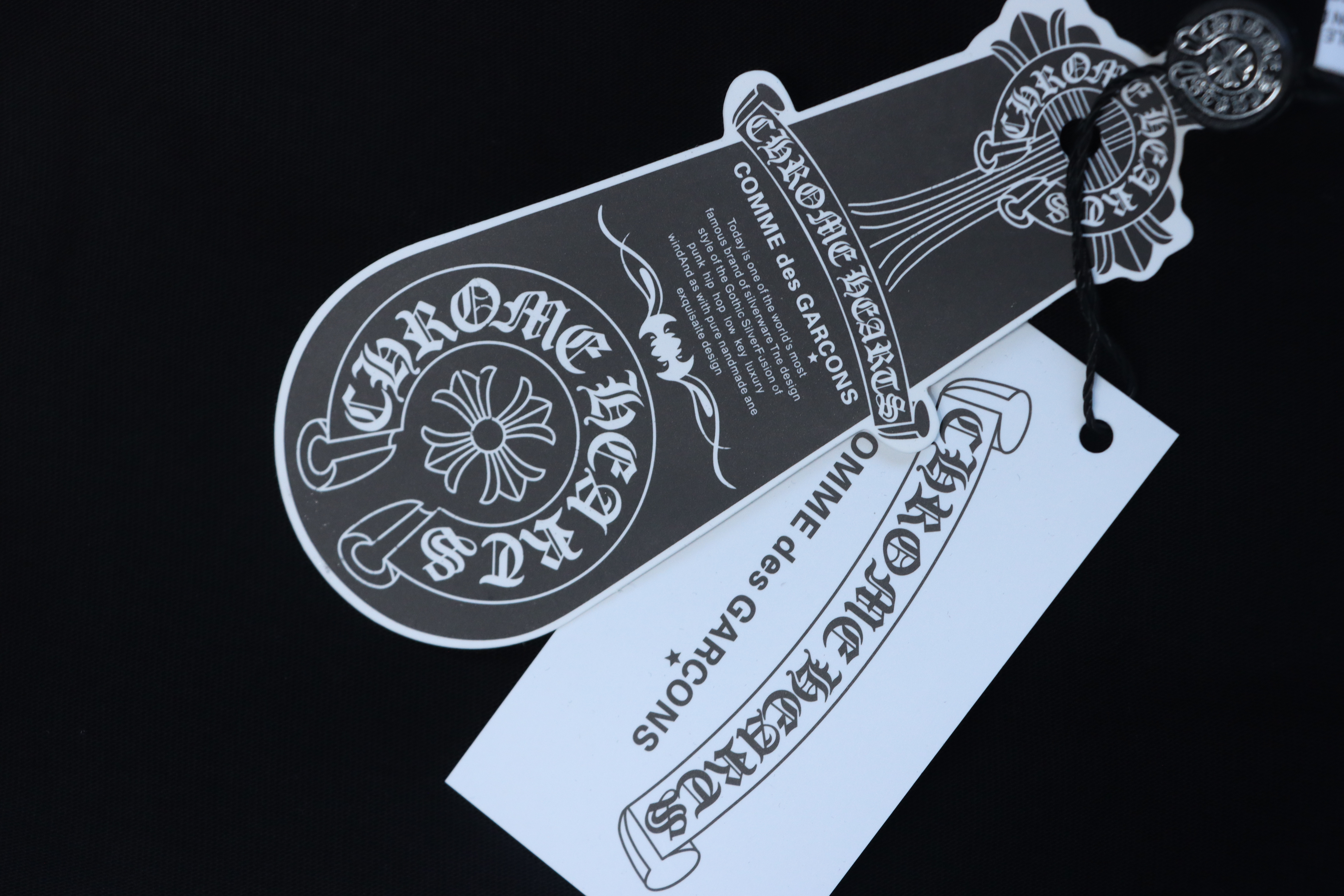 Chrome Hearts 2025FW Scroll Print Long-Sleeve T-Shirt White