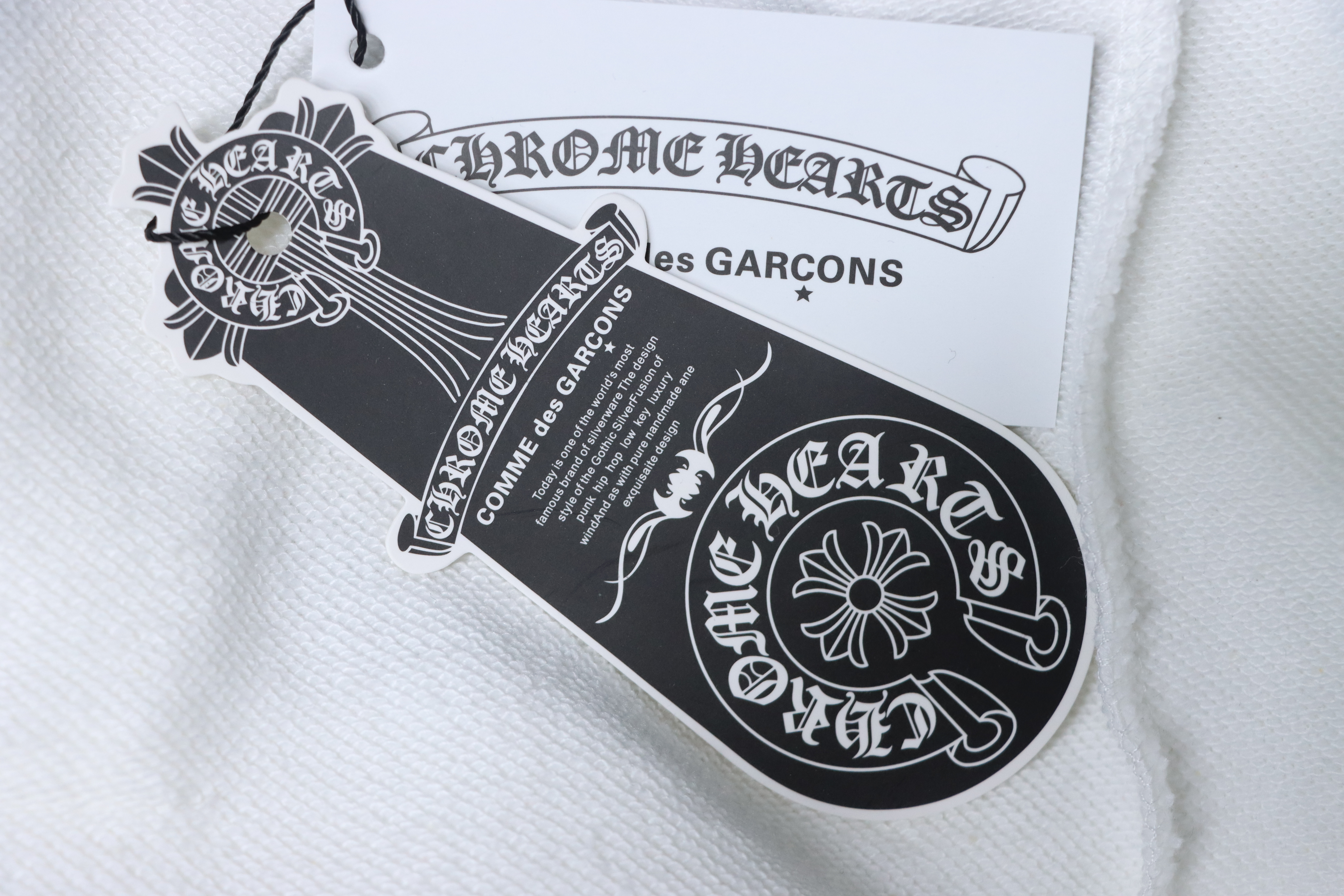 Chrome Hearts 25FW Colorful Cross Print Zip-Up Jacket White