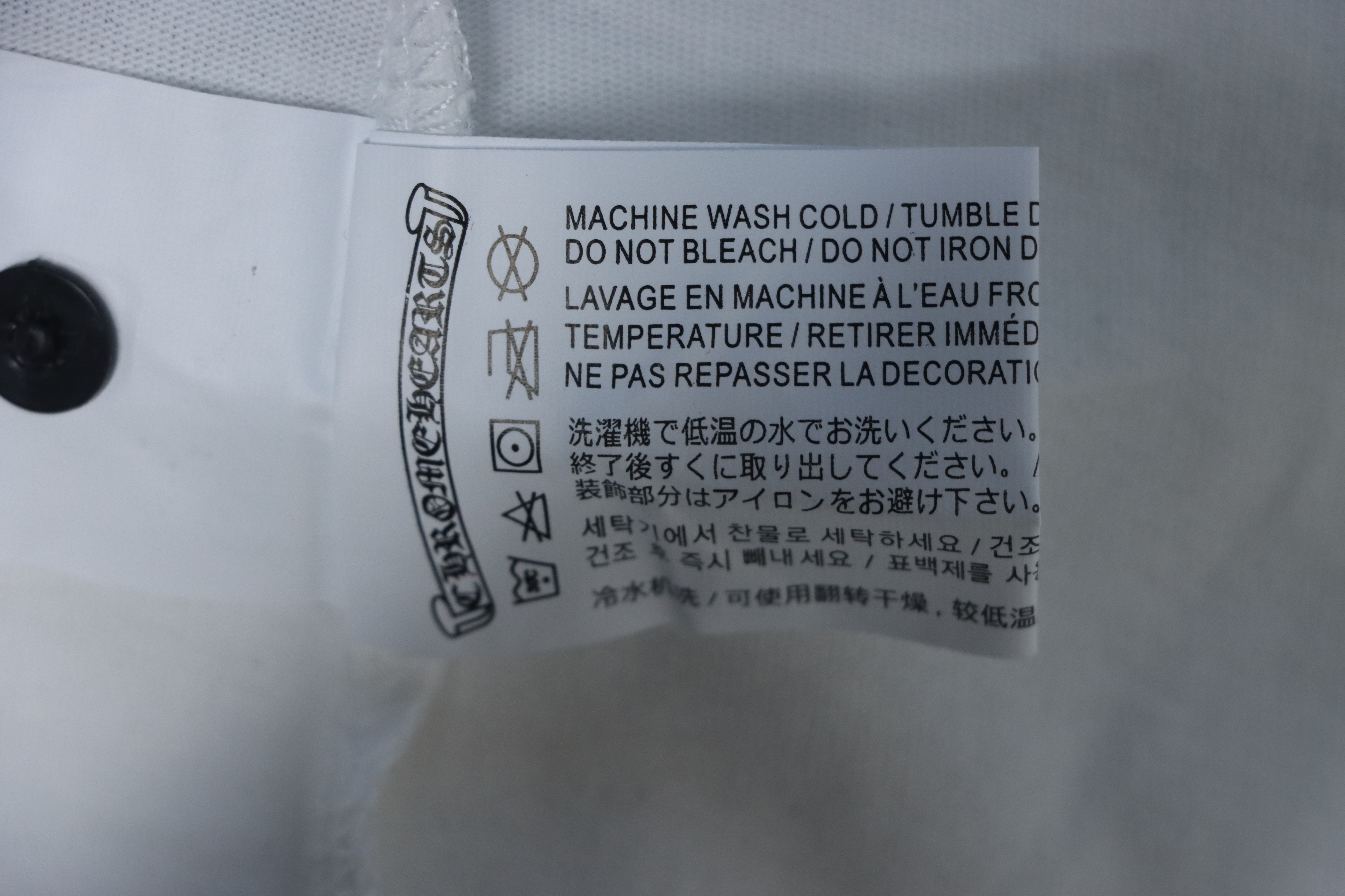 Chrome Hearts 25FW Embroidered Horseshoe Patchwork Long Sleeve T-Shirt Black