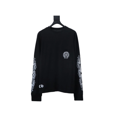 Chrome Hearts 25FW Horseshoe Print Long-Sleeve T-Shirt in Black 01