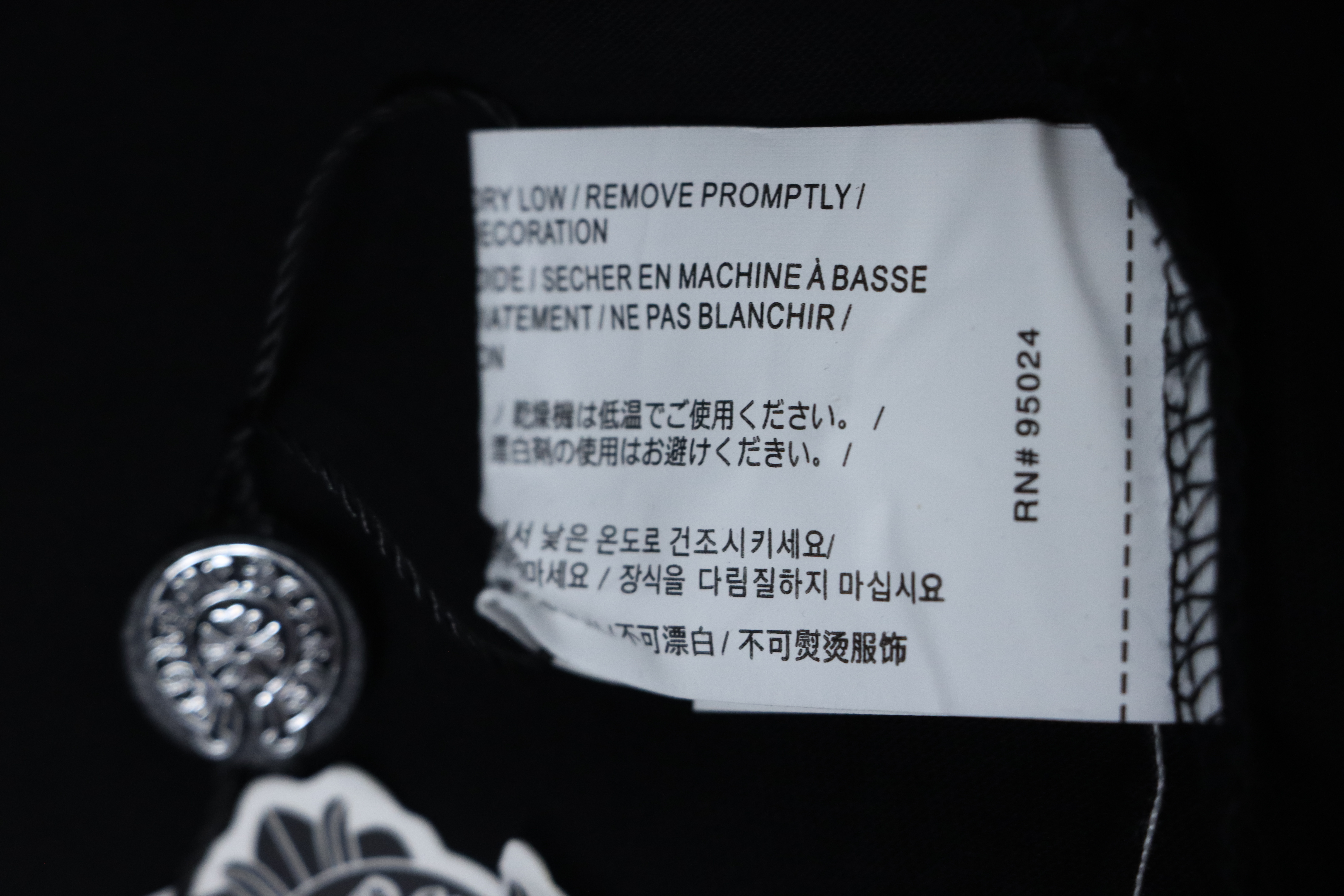 Chrome Hearts 25FW Horseshoe Print Long-Sleeve T-Shirt in Black