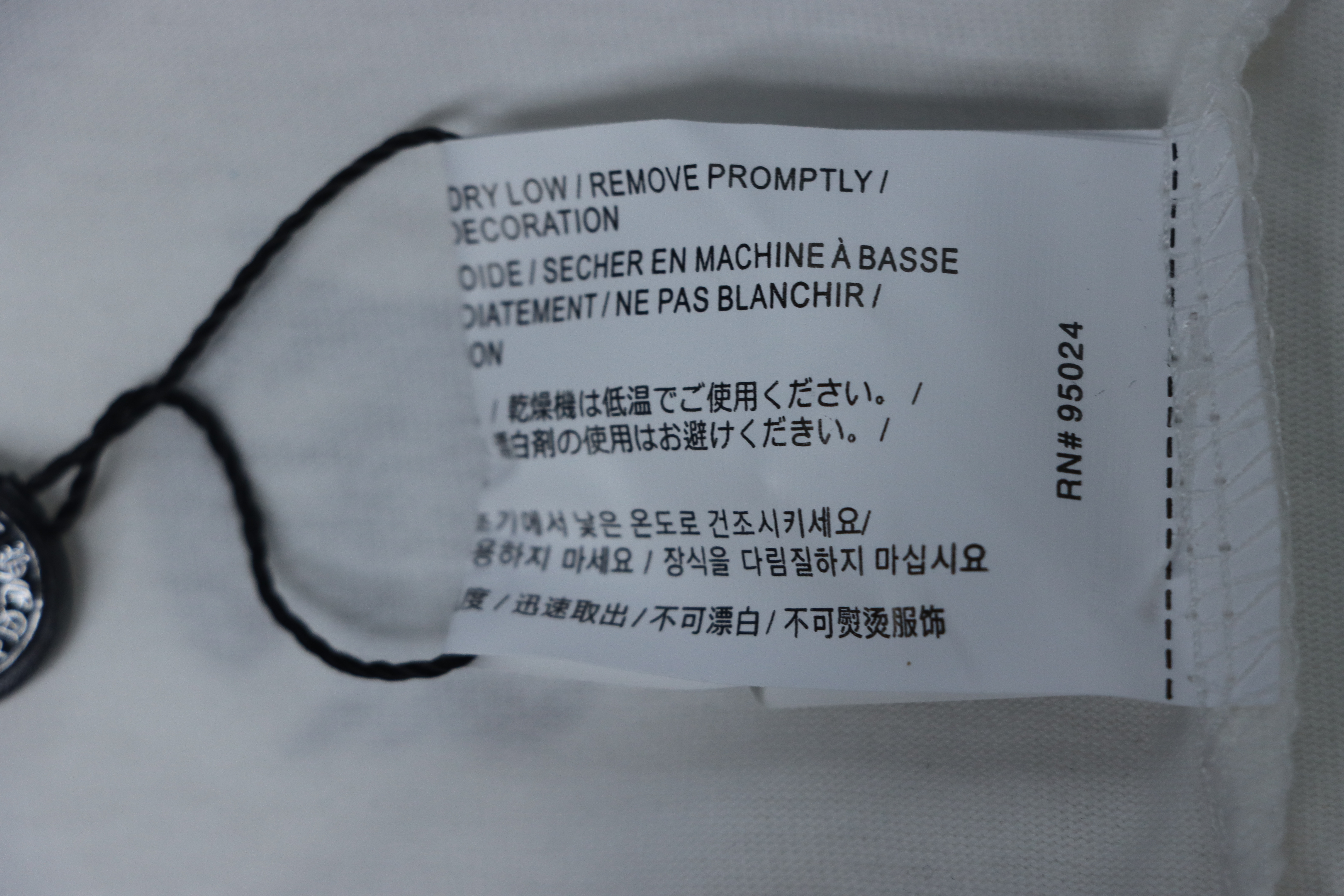 Chrome Hearts 25FW Horseshoe Print Long-Sleeve T-Shirt White