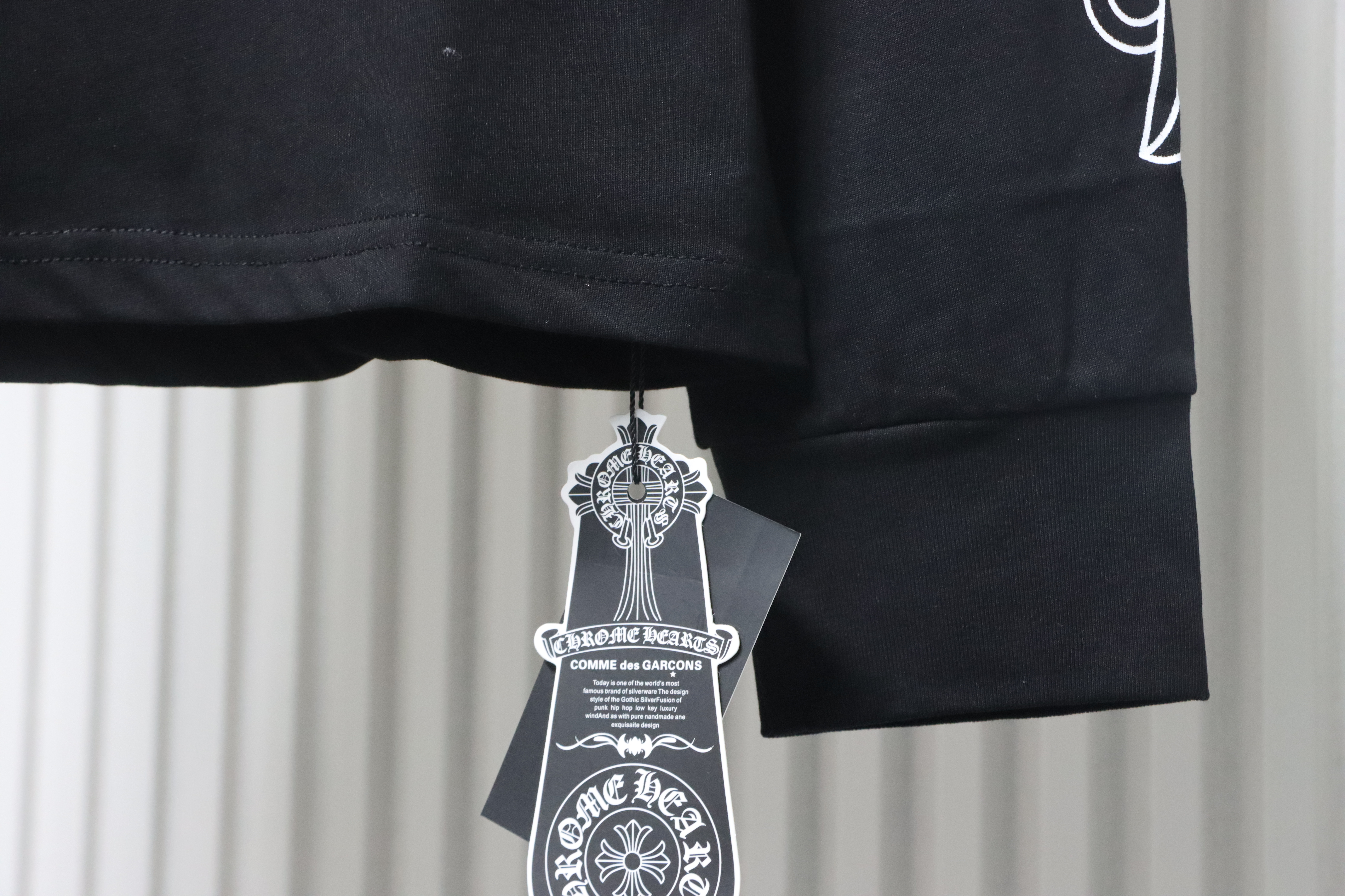 Chrome Hearts 25FW Sanskrit Print Long-Sleeve T-Shirt Black