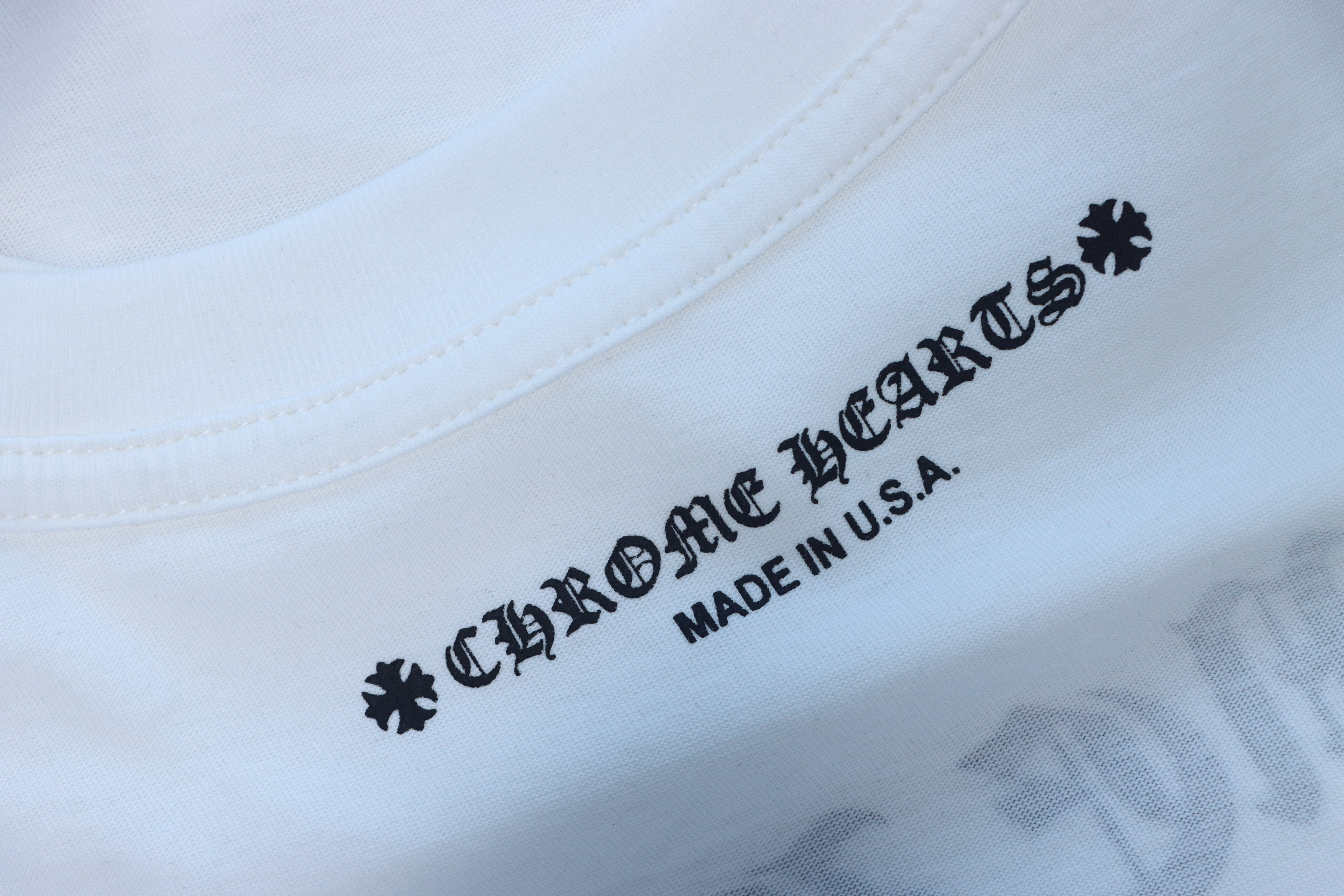 Chrome Hearts 25FW Sanskrit Print Long-Sleeve T-Shirt White