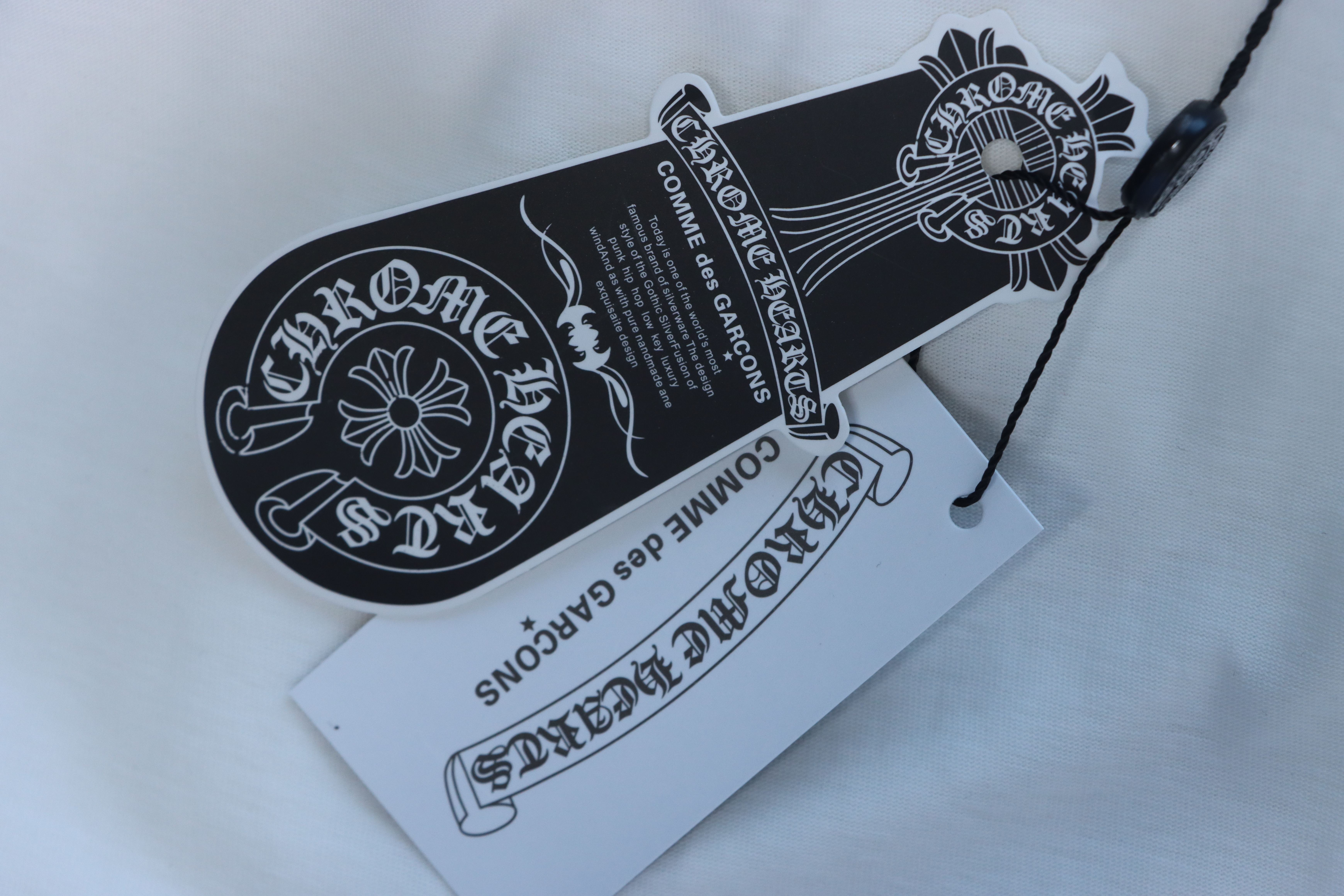 Chrome Hearts 25FW Sanskrit Print Long-Sleeve T-Shirt White