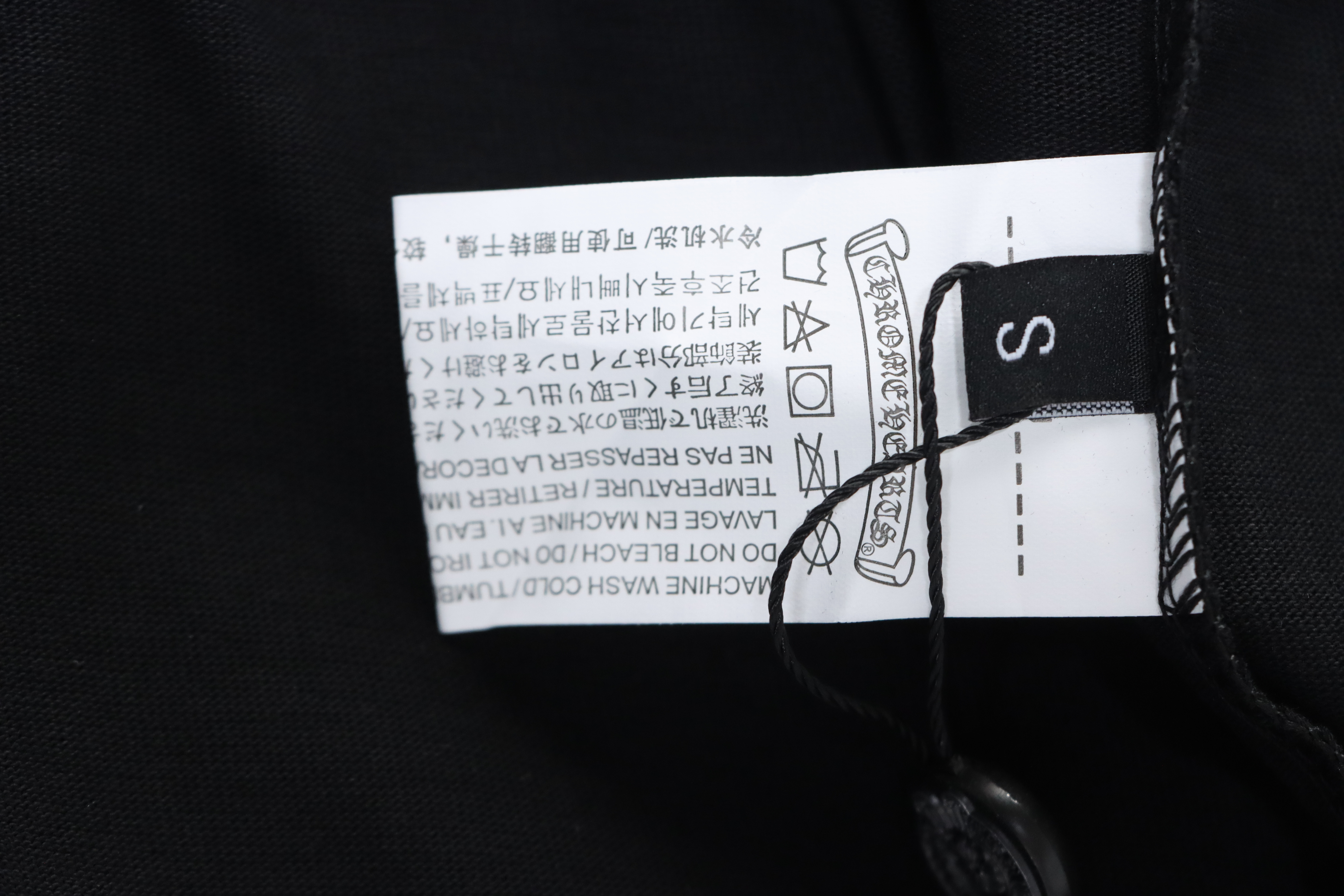 Chrome Hearts CH 25ss Back Cross Crew Neck Long Sleeve Black