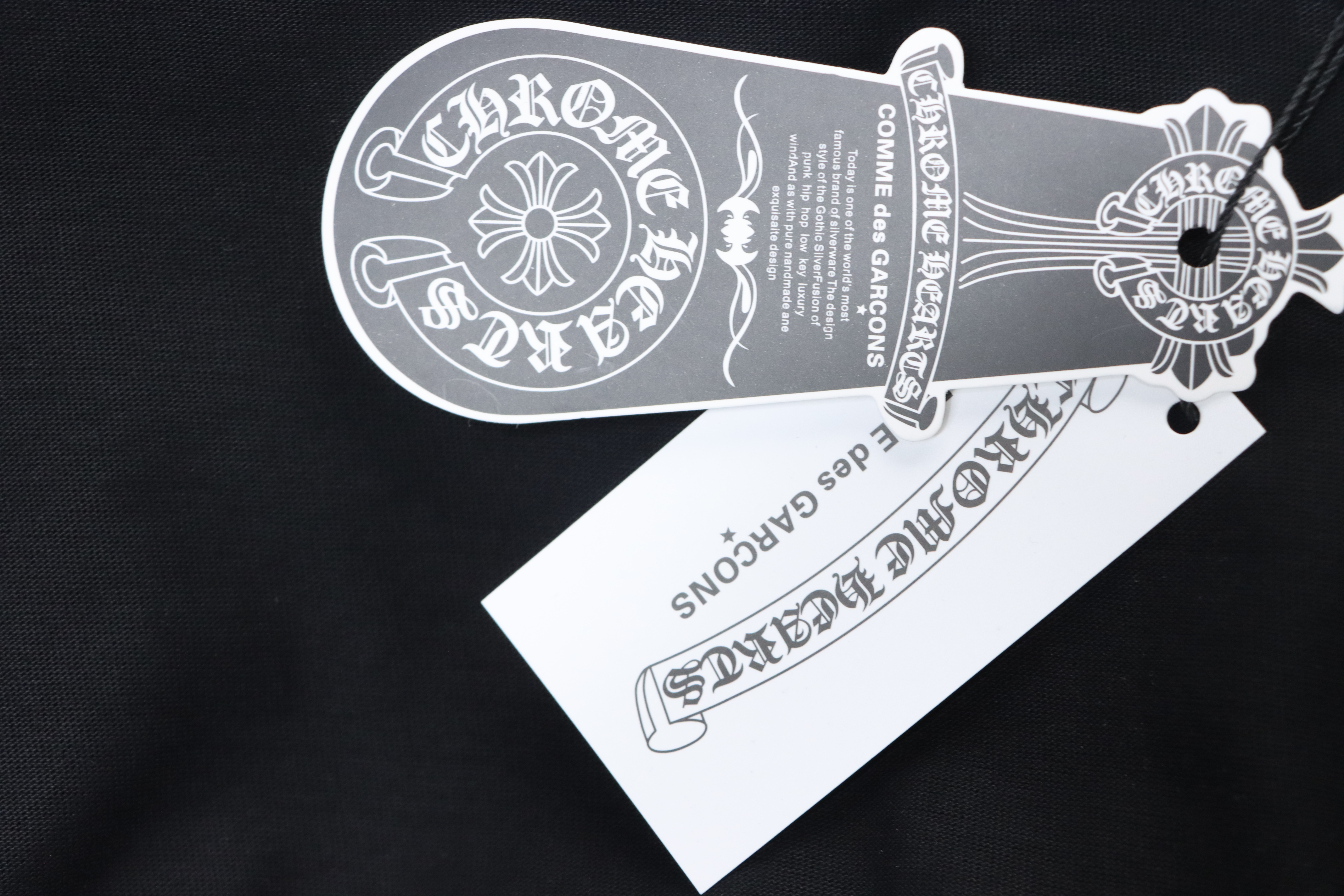 Chrome Hearts CH 25ss Back Cross Crew Neck Long Sleeve Black