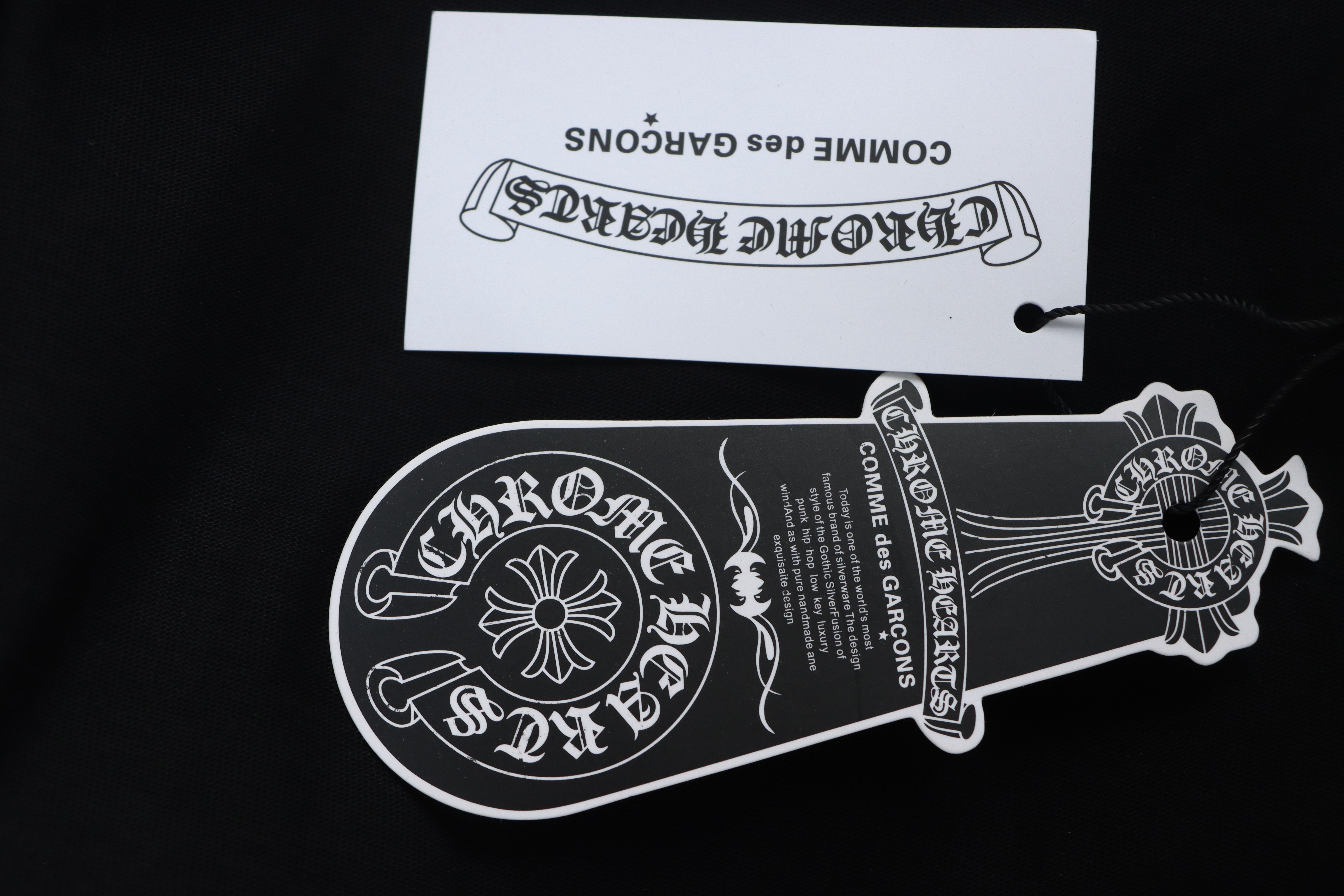 Chrome Hearts CH 25ss Sanskrit Lemon Green Crew Neck Long Sleeve Black