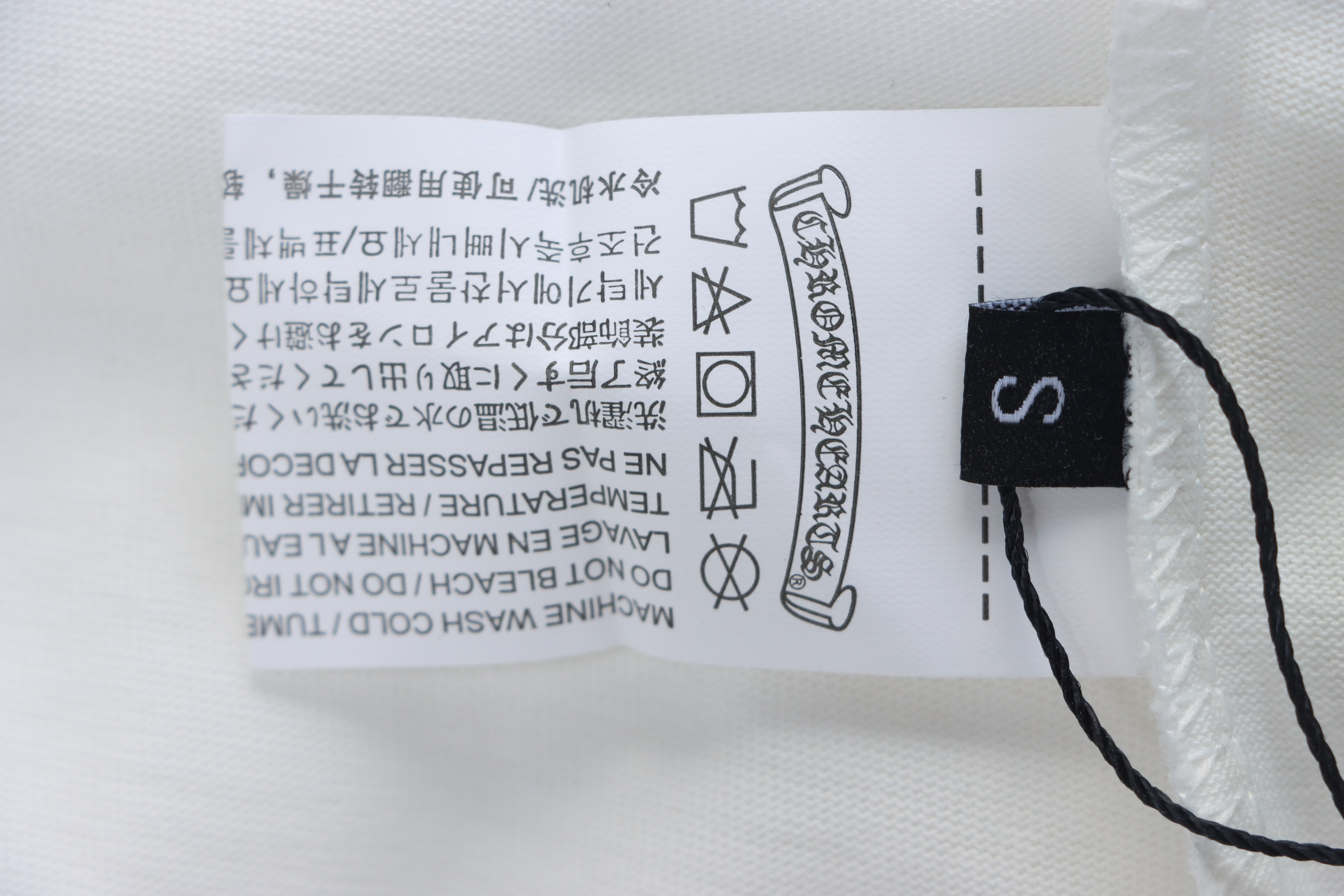 Chrome Hearts CH 25ss Sanskrit Lemon Green Crew Neck Long Sleeve White