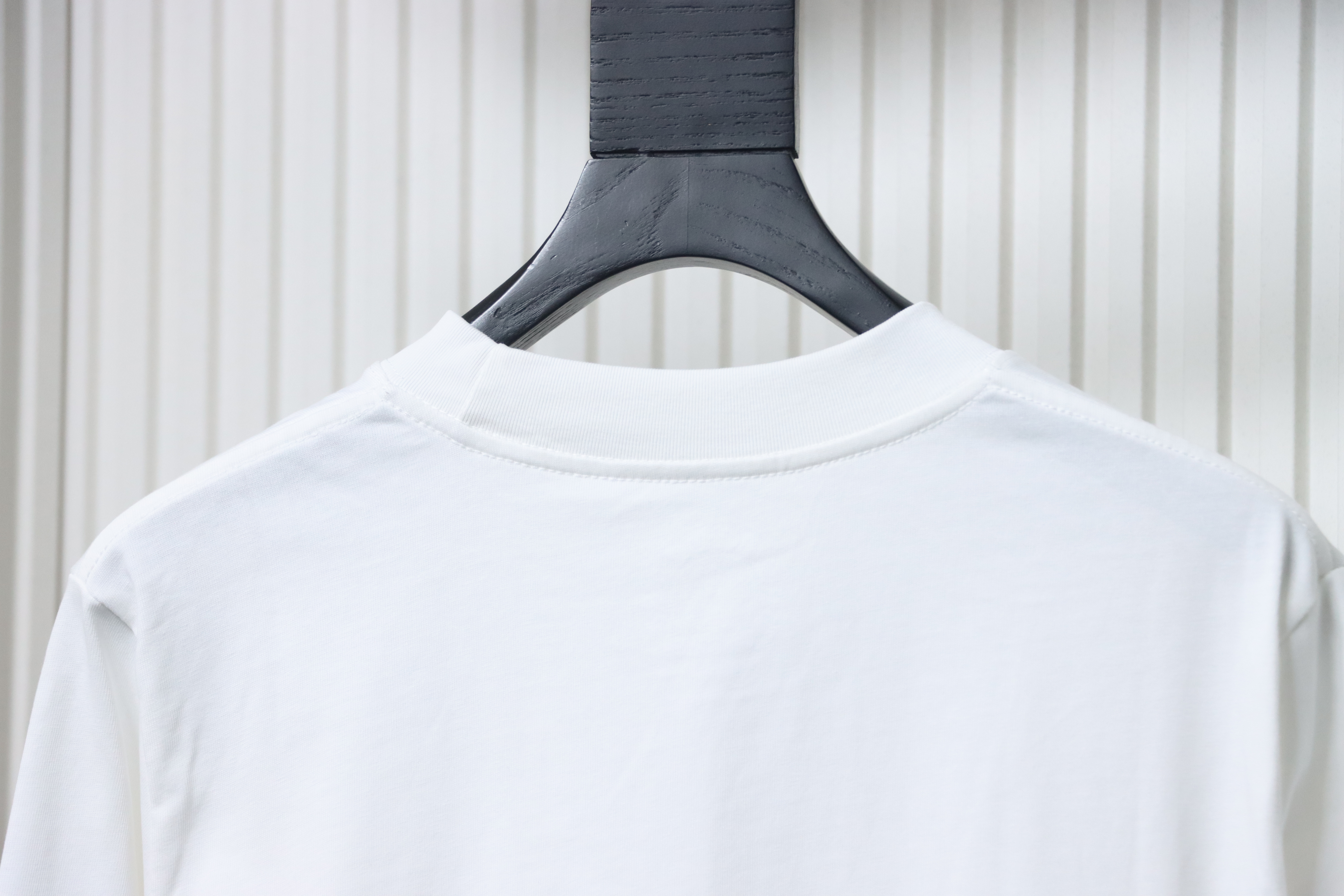 Chrome Hearts Yellow Neck Logo Sleeve T-Shirt White