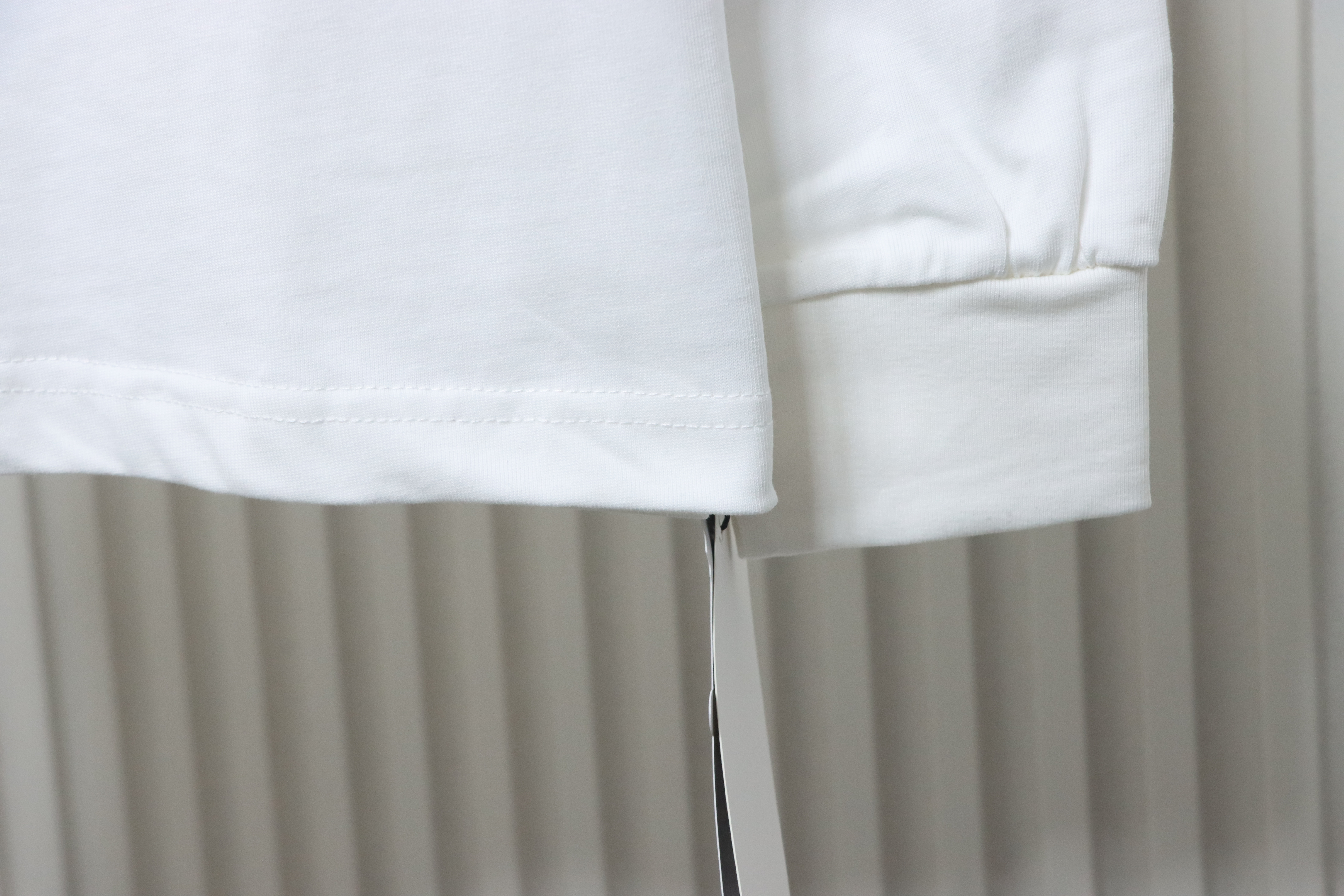 Chrome Hearts Yellow Neck Logo Sleeve T-Shirt White