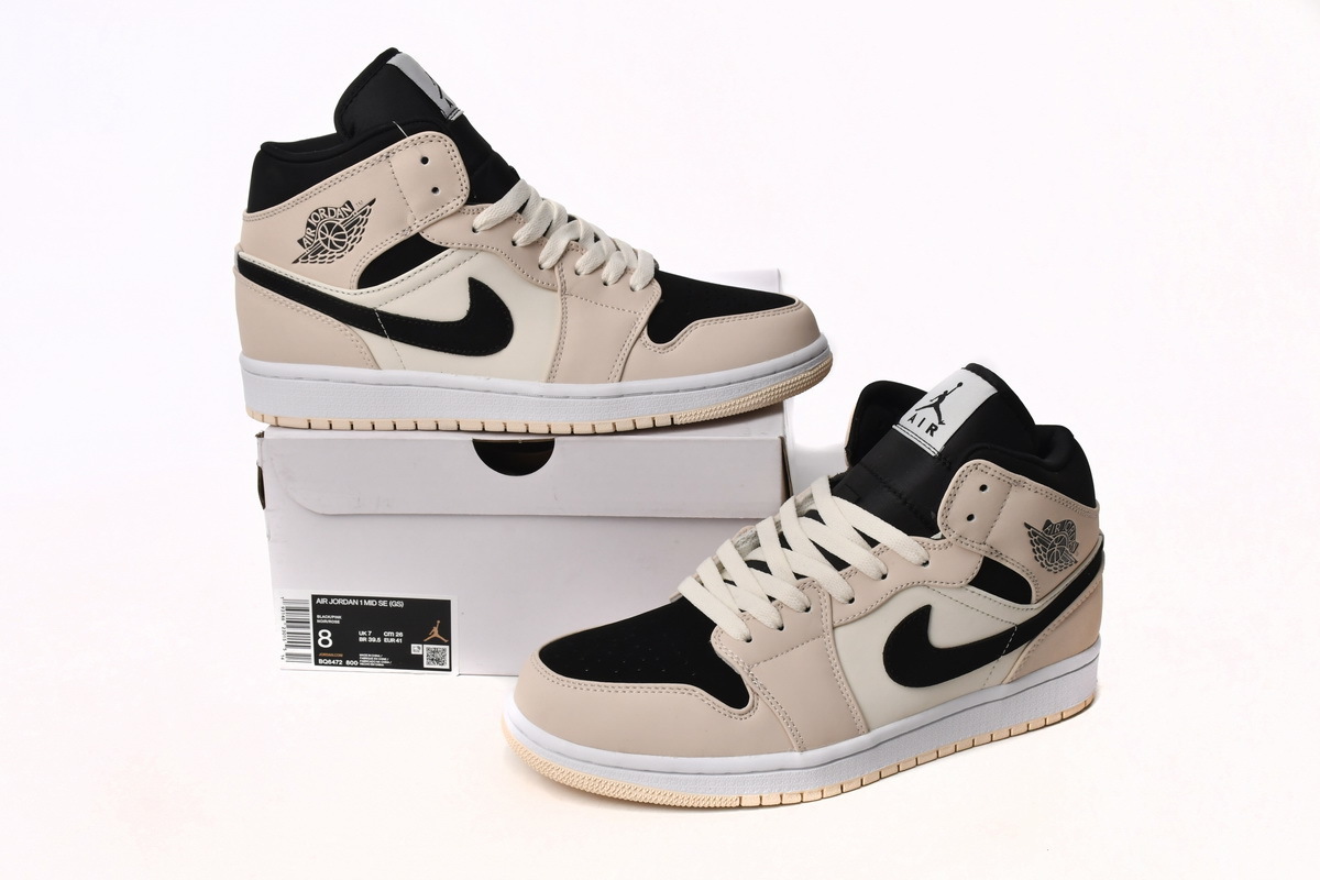 Air Jordan 1 Mid Barely Orange (Women's) BQ6472-800