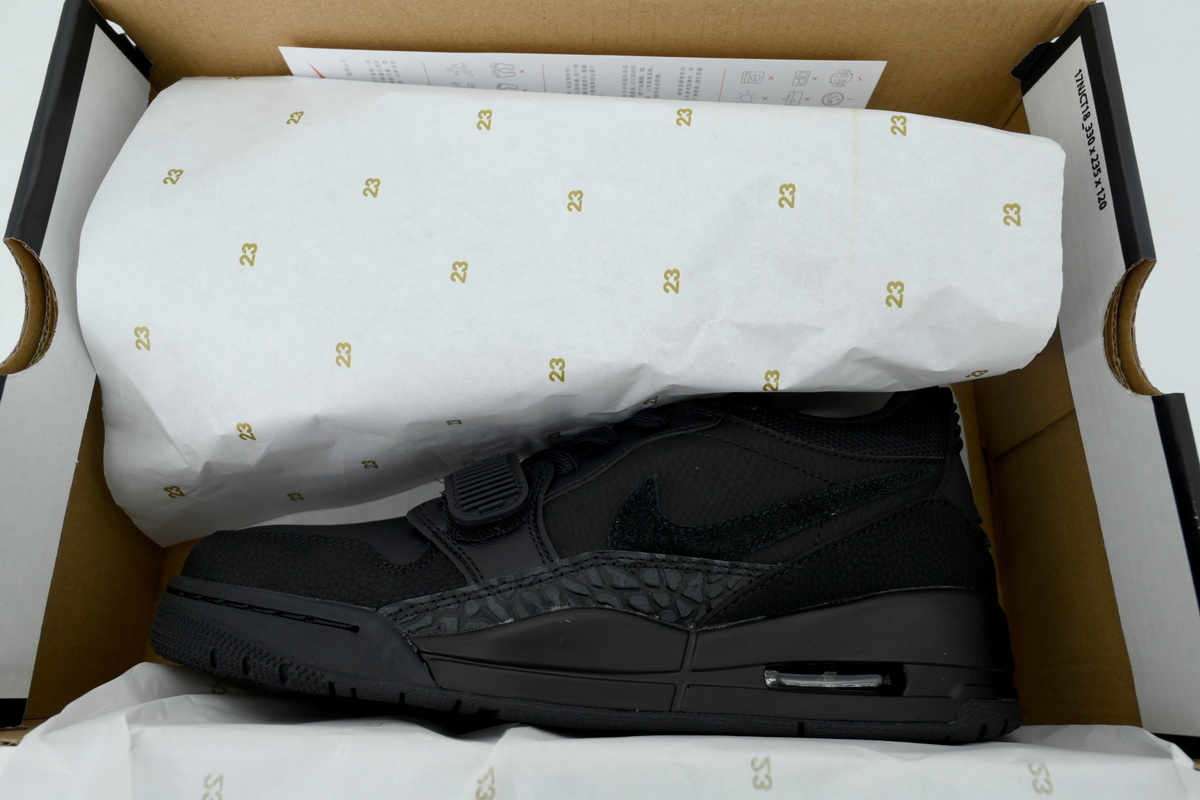 Air Jordan Legacy 312 Low All Black IQ9784-001