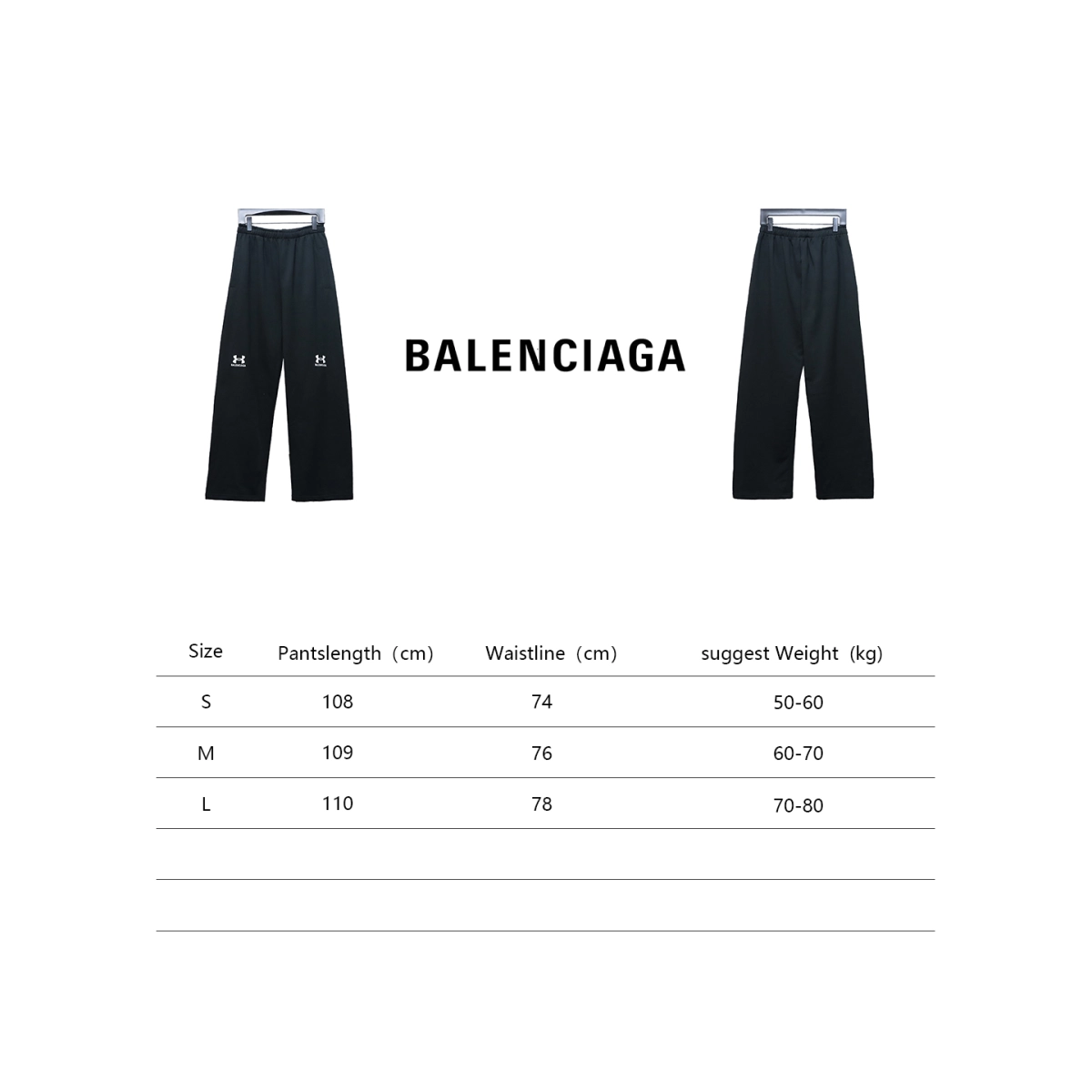 Godspeed Artificial Love Layered Long Sleeve T-shirt Bone #3155 + Balenciaga 24S Logo Embroidered Under Armour Trousers