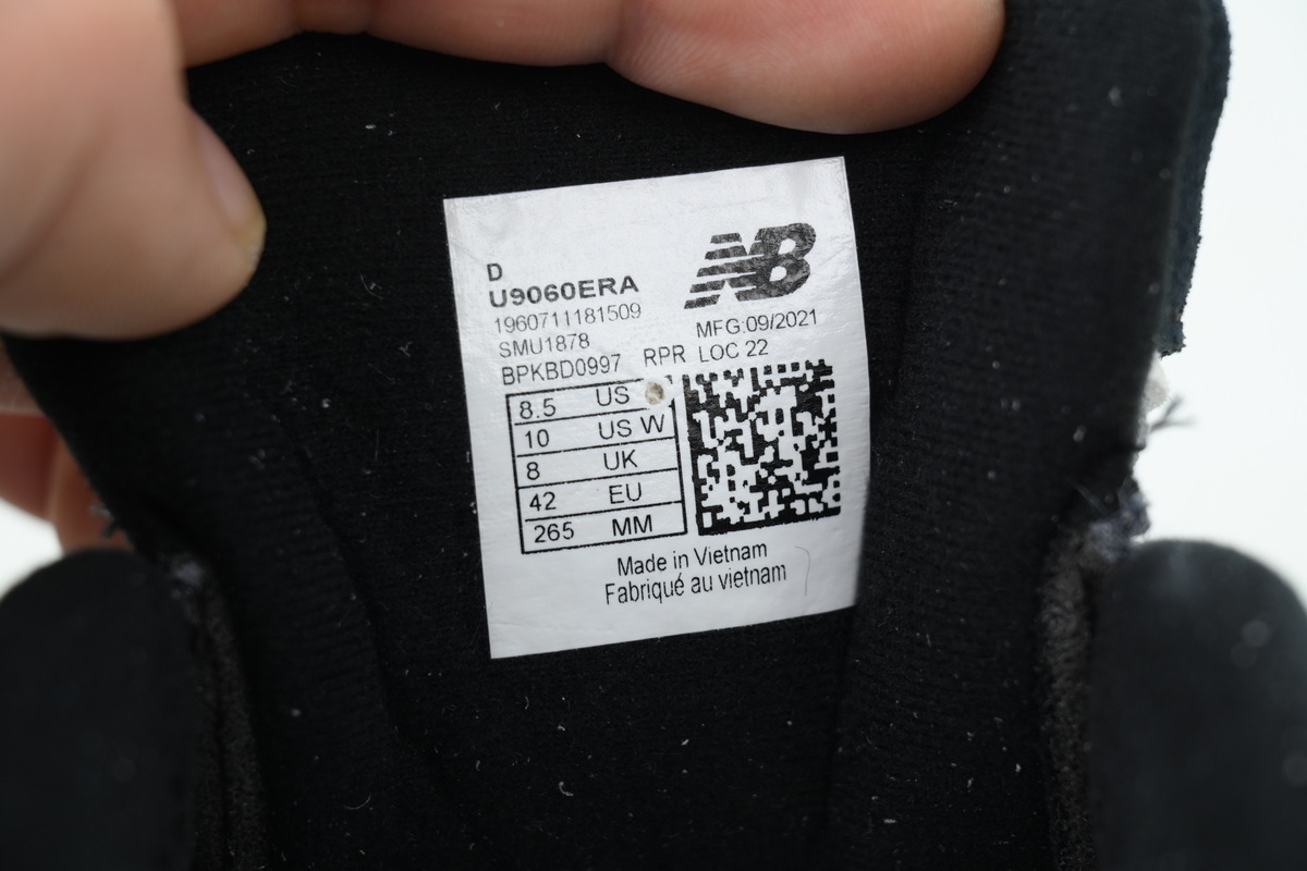 New Balance 9060 Black Castlerock U9060ERA