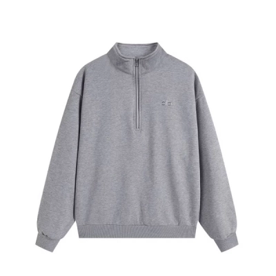 Alo Yoga Accolade 1/4 Zip Pullover Gray 01