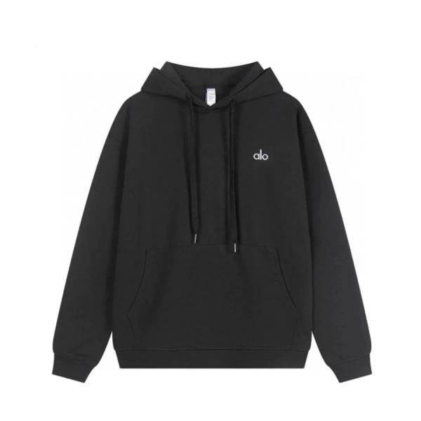 Alo Yoga Accolade cotton-blend French Terry Hoodies Black