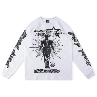 Hellstar Studios Victory Thermal Hoodie Black/White 02