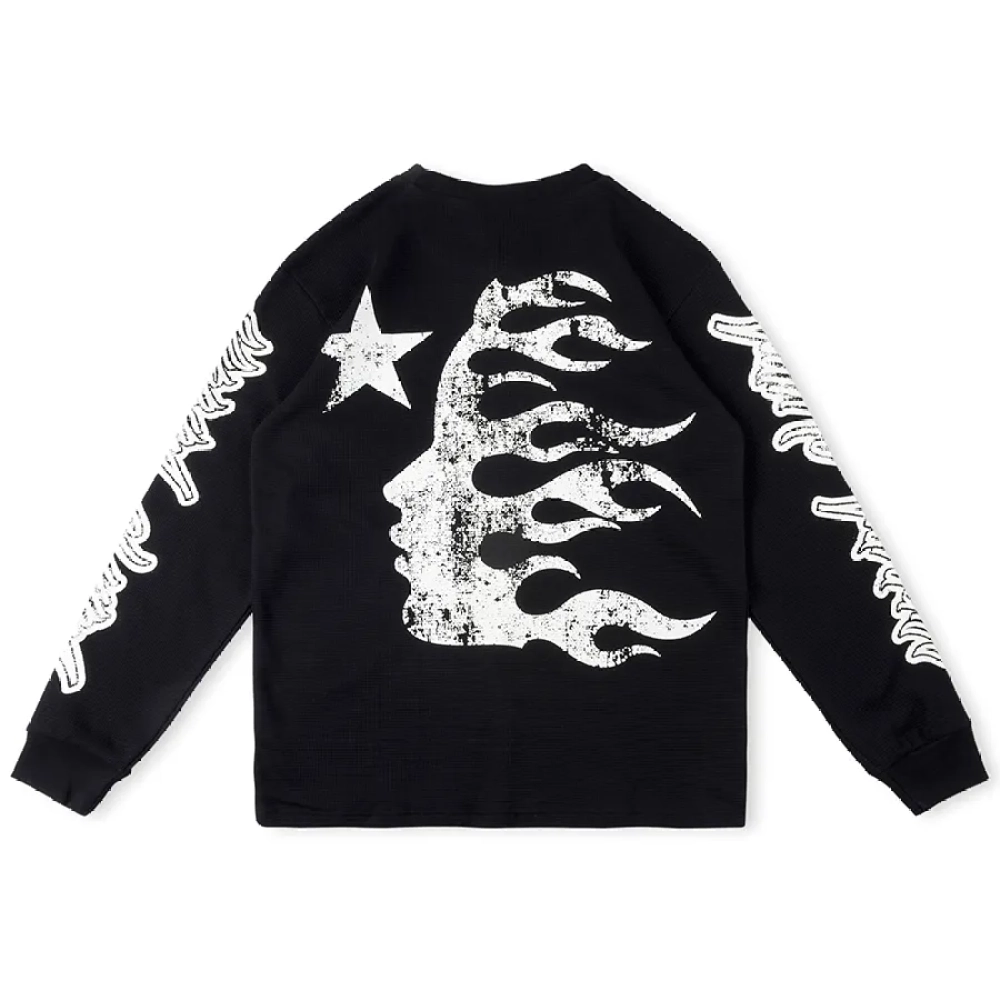 Hellstar Studios Victory Thermal Hoodie Black/White