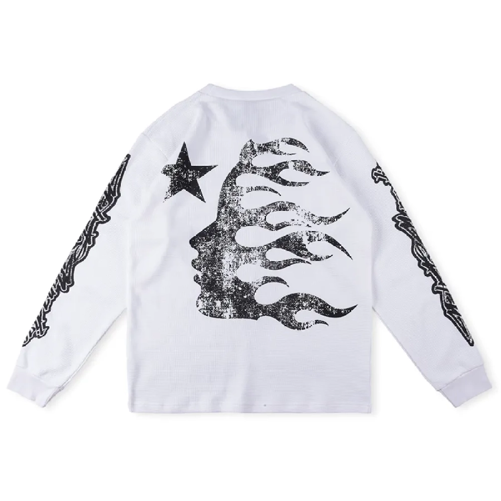 Hellstar Studios Victory Thermal Hoodie Black/White