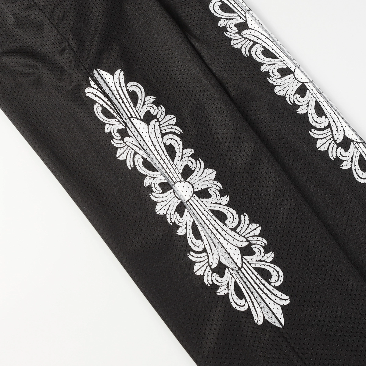 Chrome Hearts Floral Nylon Mesh Sweatpants #9997 Blue/Green/Black/Red