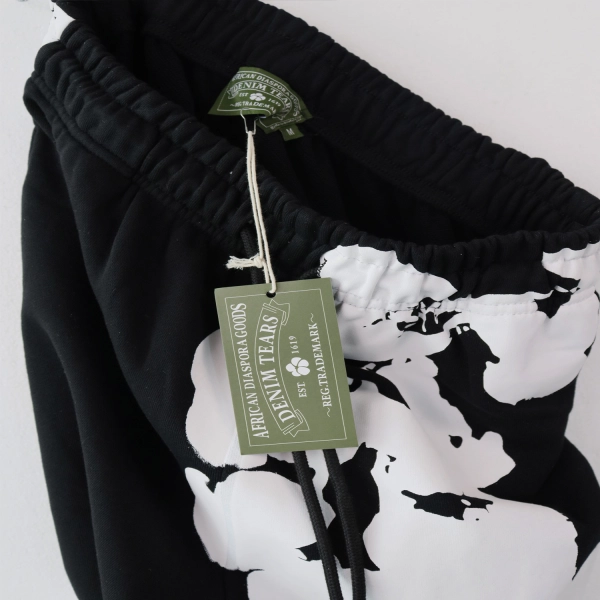 Denim Tears Big Cotton Wreath Hoodie & Sweatpant Set #5671-8215 Black