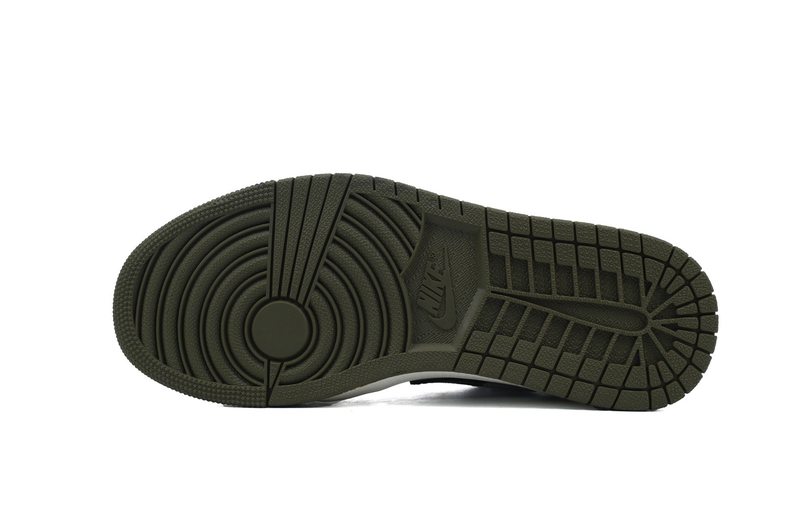 Air Jordan 1 Low Black Toe Medium Olive 553558-092