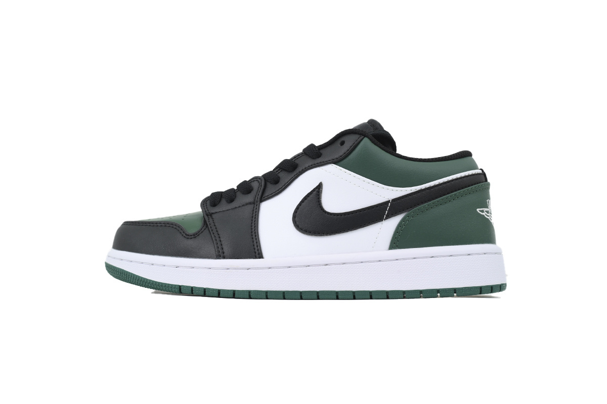 Air Jordan 1 Low Green Toe 553558-371