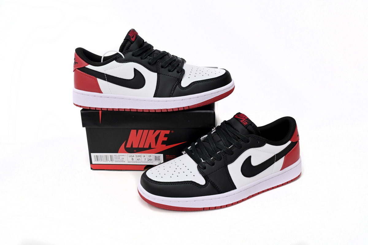 Air Jordan 1 Low OG Black Toe CZ0790-106