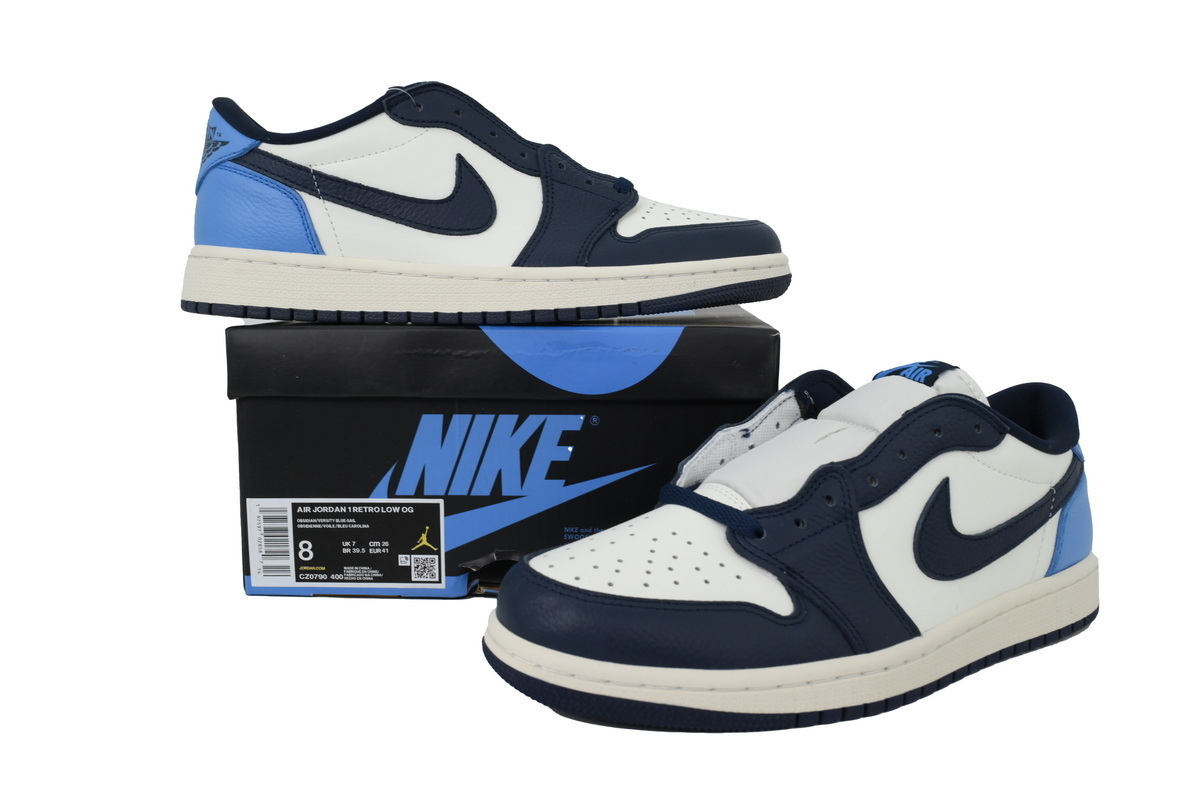 Air Jordan 1 Retro Low OG Obsidian UNC CZ0790-400