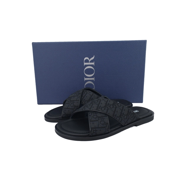 Dior Alias Sandal Black Oblique Jacquard
