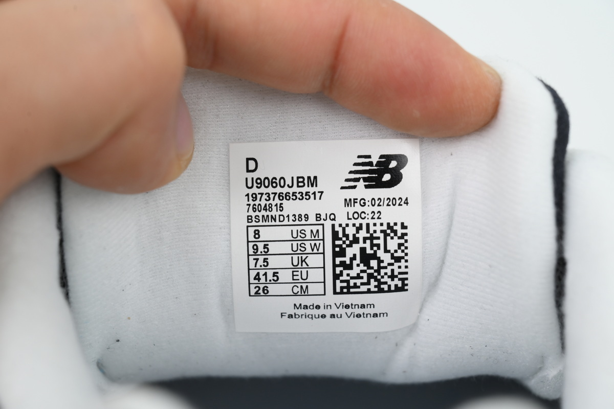 New Balance 9060 Black Grey U9060JBM