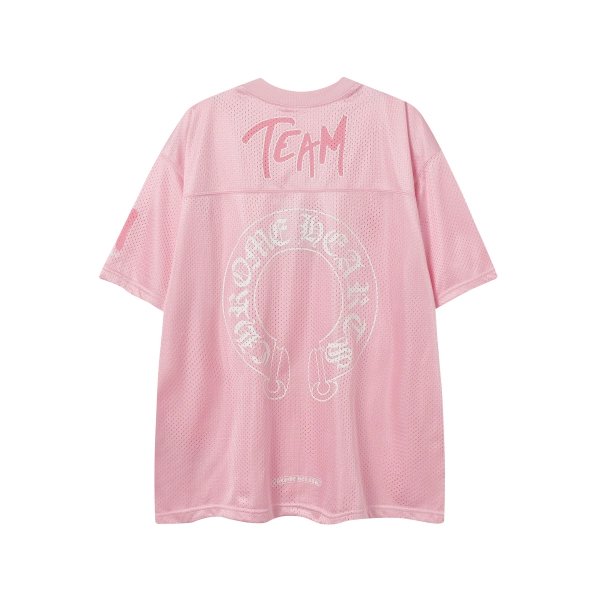Chrome Hearts x Matty Boy "Team" Mesh Warm Up T-Shirt #9996-1 Pink/Black/Blue/Green/Red