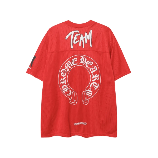 Chrome Hearts x Matty Boy "Team" Mesh Warm Up T-Shirt #9996-1 Pink/Black/Blue/Green/Red