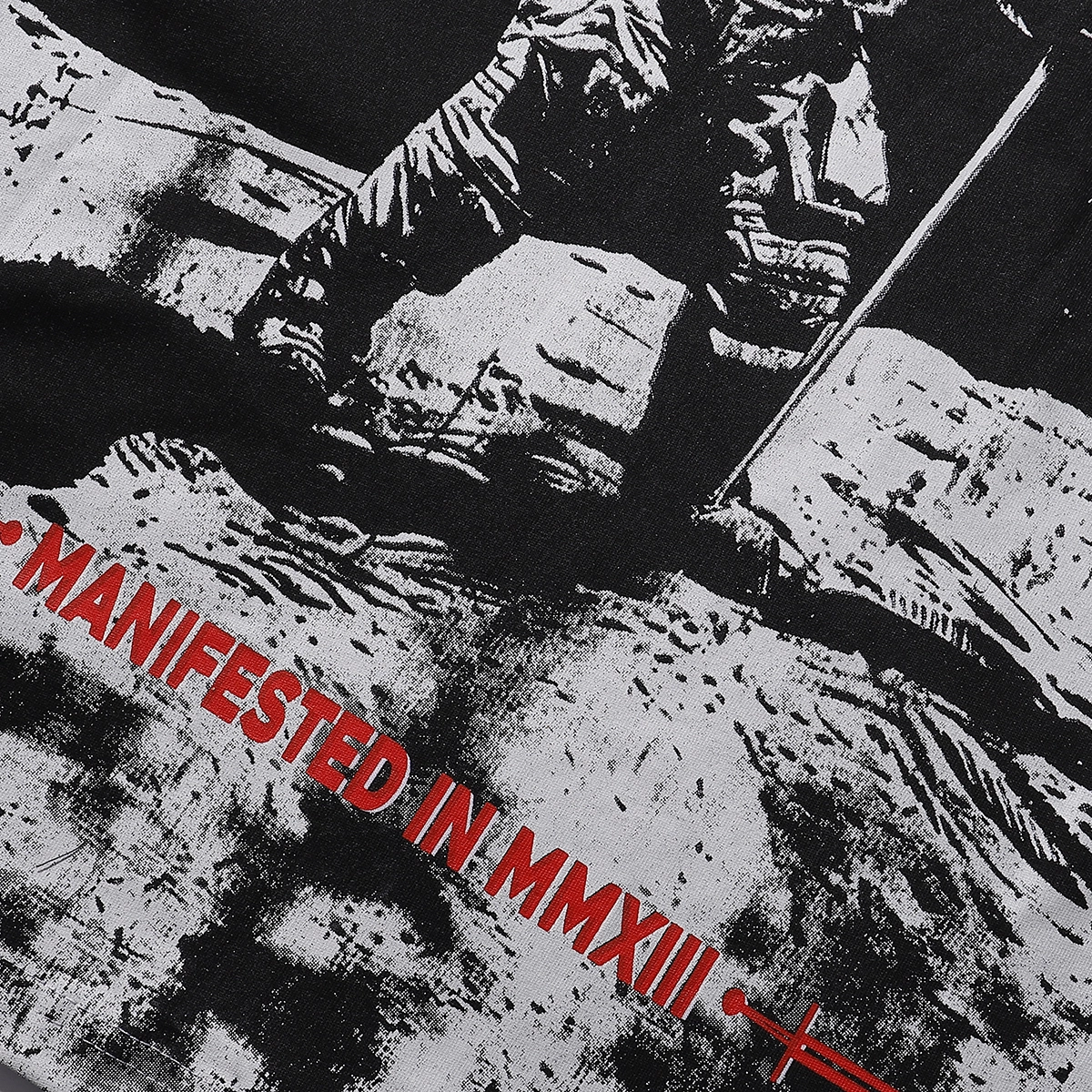 Godspeed 1969 Crew Neck T-shirt #7068 Black/White