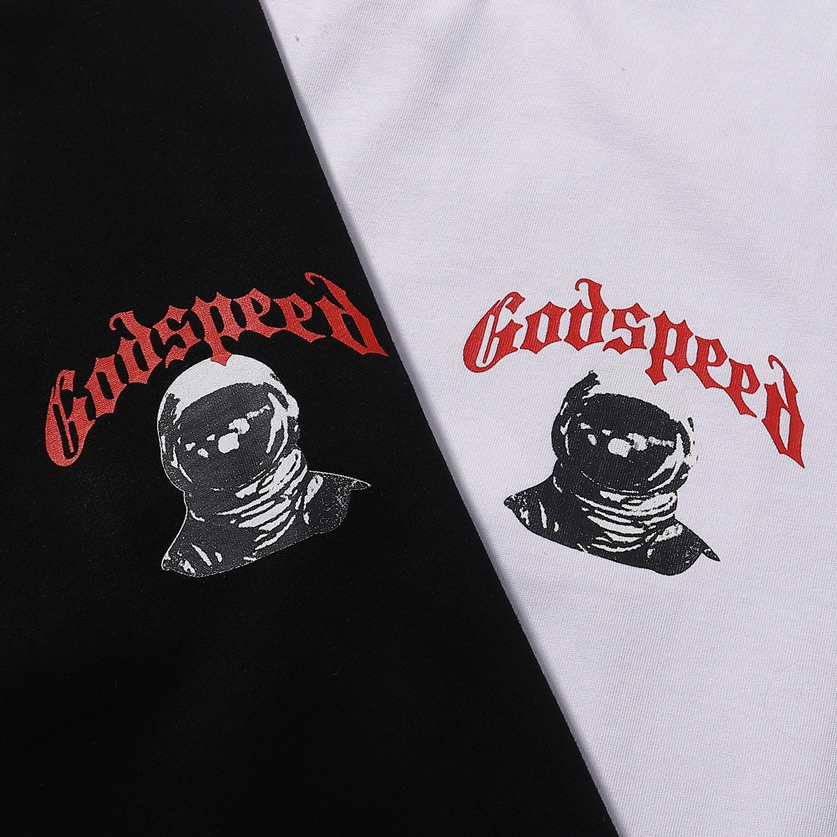 Godspeed 1969 Crew Neck T-shirt #7068 Black/White