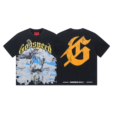 Godspeed Chrome Liberty T-Shirt #1015 Black Wash 01