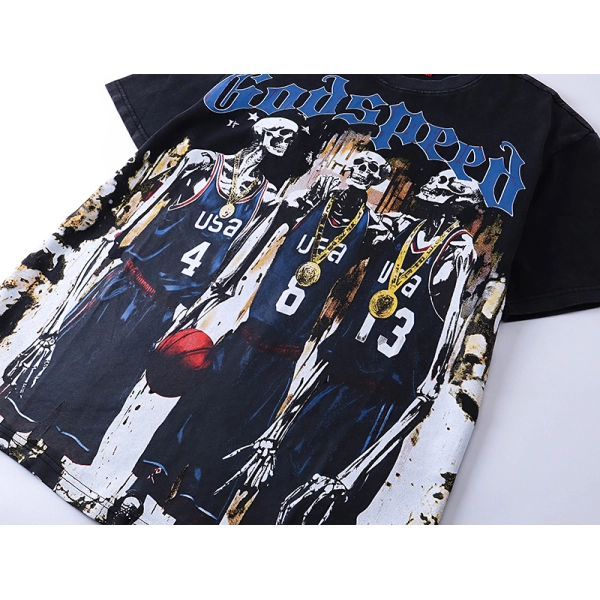 Godspeed Dream Team Tee #1023 Grey Wash